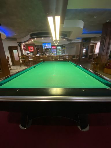 Pool table and bar